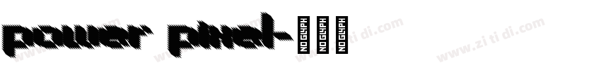 power pixel字体转换
